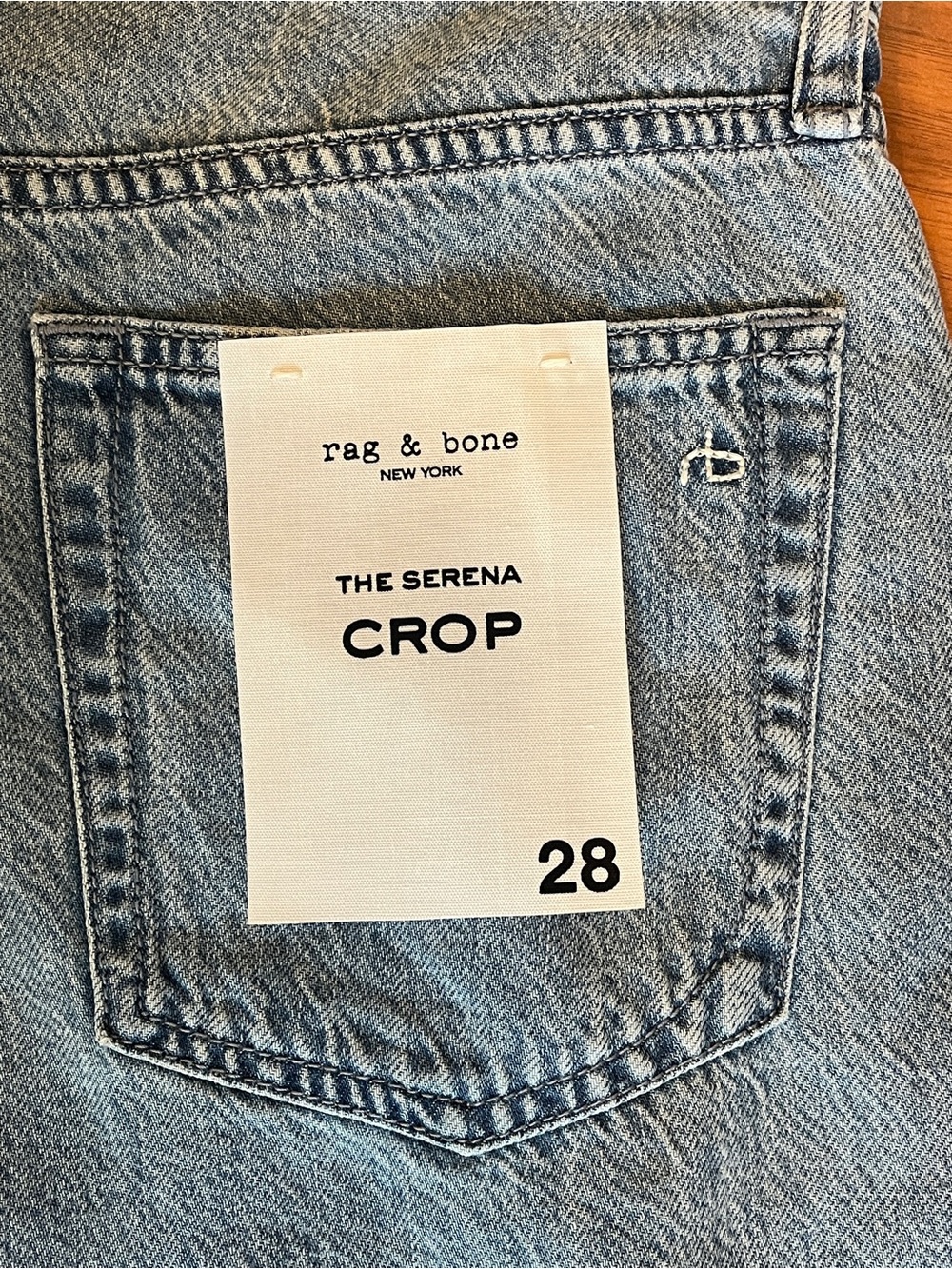 Rag & Bone Buchanan Serena High Rise Crop Jeans - size 28 - NWT - Picture 8 of 8